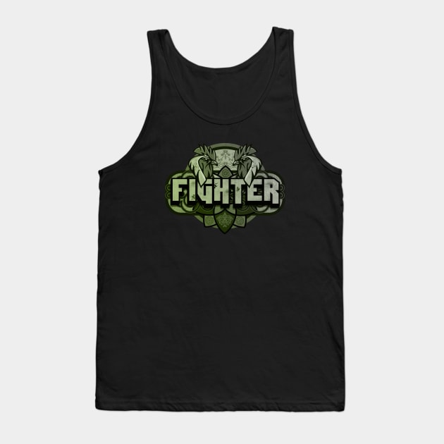 Martial Arts Fighter Tank Top by CTShirts